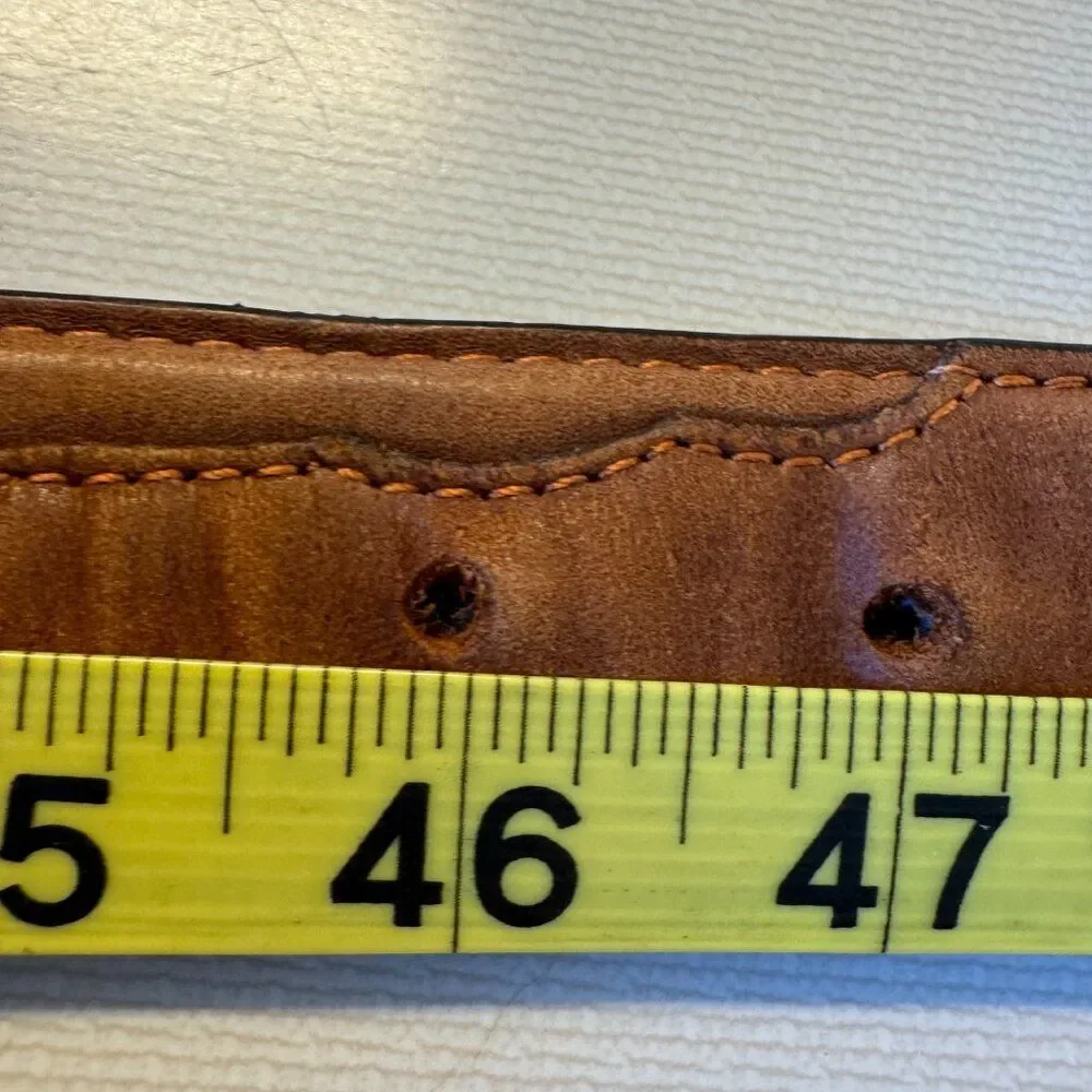 3D Belt Co Brown Leather Western Belt Mens Size 50
